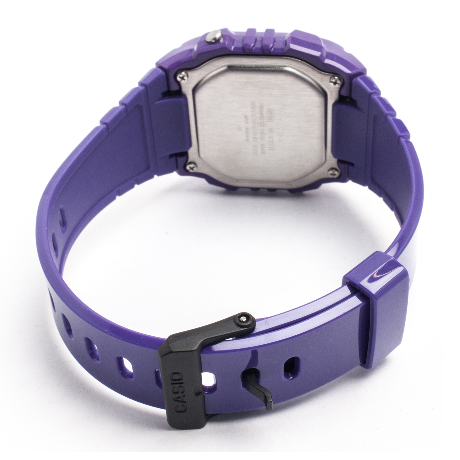 Reloj CASIO W-215H-6AVDF Resina Juvenil Violeta