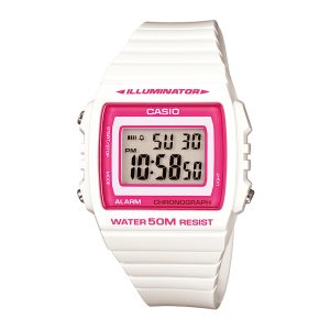 Reloj CASIO W-215H-7A2VDF Resina Juvenil Blanco