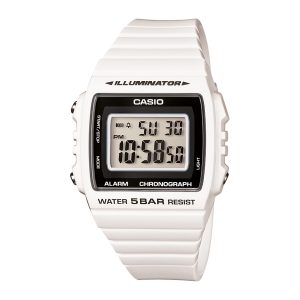 Reloj CASIO W-215H-7AVDF Resina Juvenil Blanco