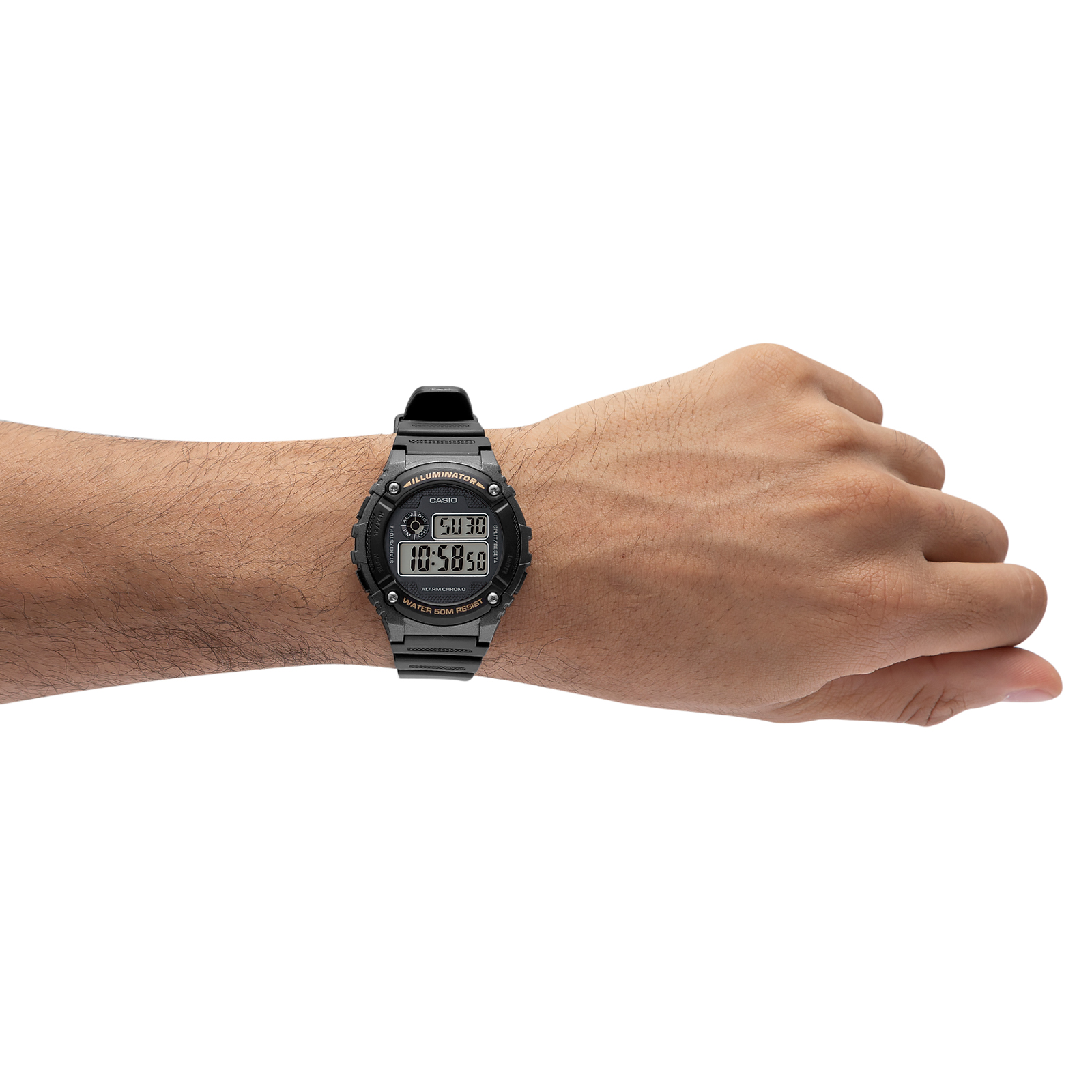 Reloj CASIO W-216H-1BVDF Resina Hombre Gris