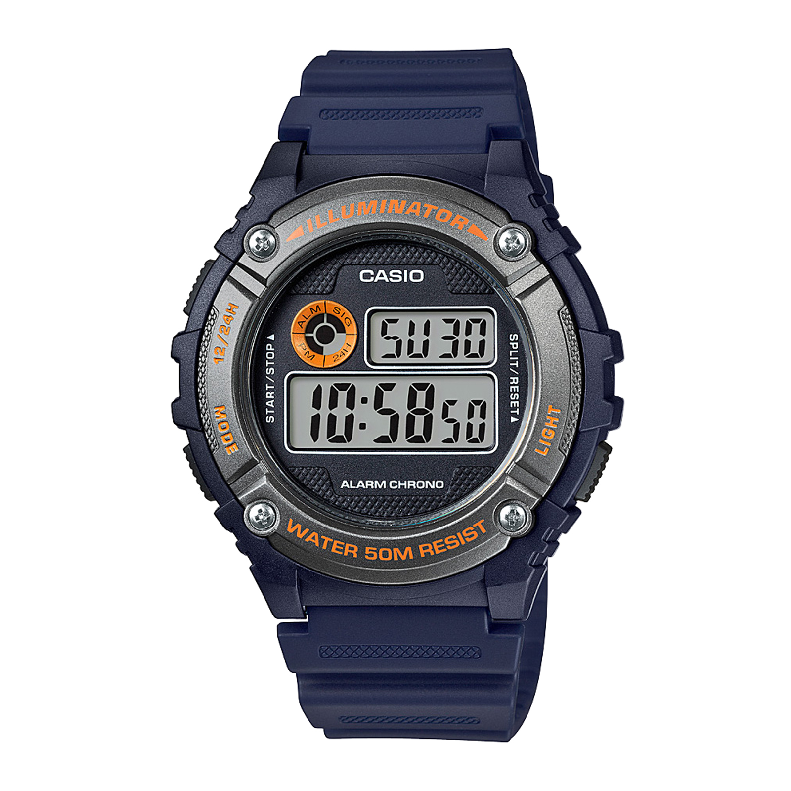 Reloj CASIO W-216H-2BVDF Resina Hombre Azul