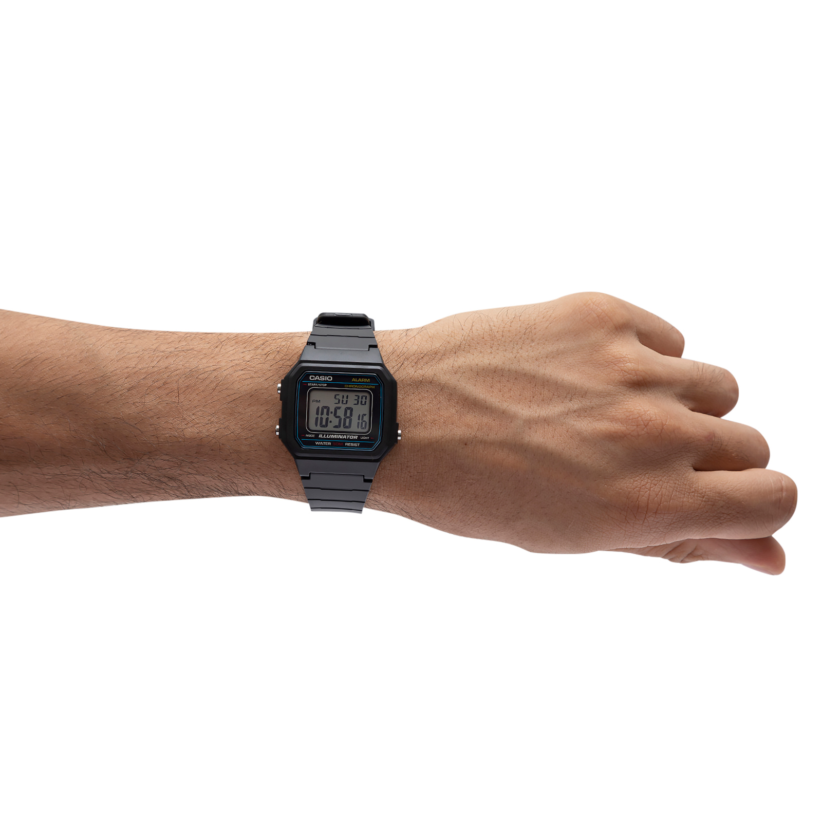 Reloj CASIO W-217H-1AVDF Resina Hombre Negro