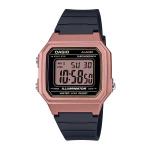 Reloj CASIO W-217HM-5AVDF Resina Hombre Oro Rosa