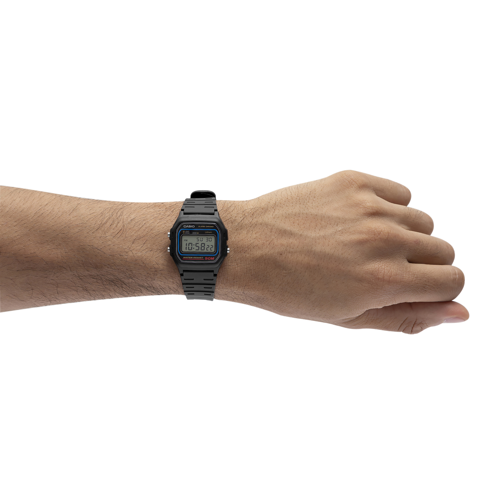 Reloj CASIO W-59-1VQ Resina Juvenil Negro