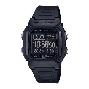 Reloj CASIO W-800H-1BVDF Resina Juvenil Negro