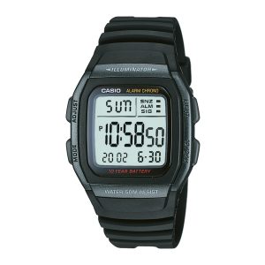 Reloj CASIO W-96H-1BVDF Resina Juvenil Negro