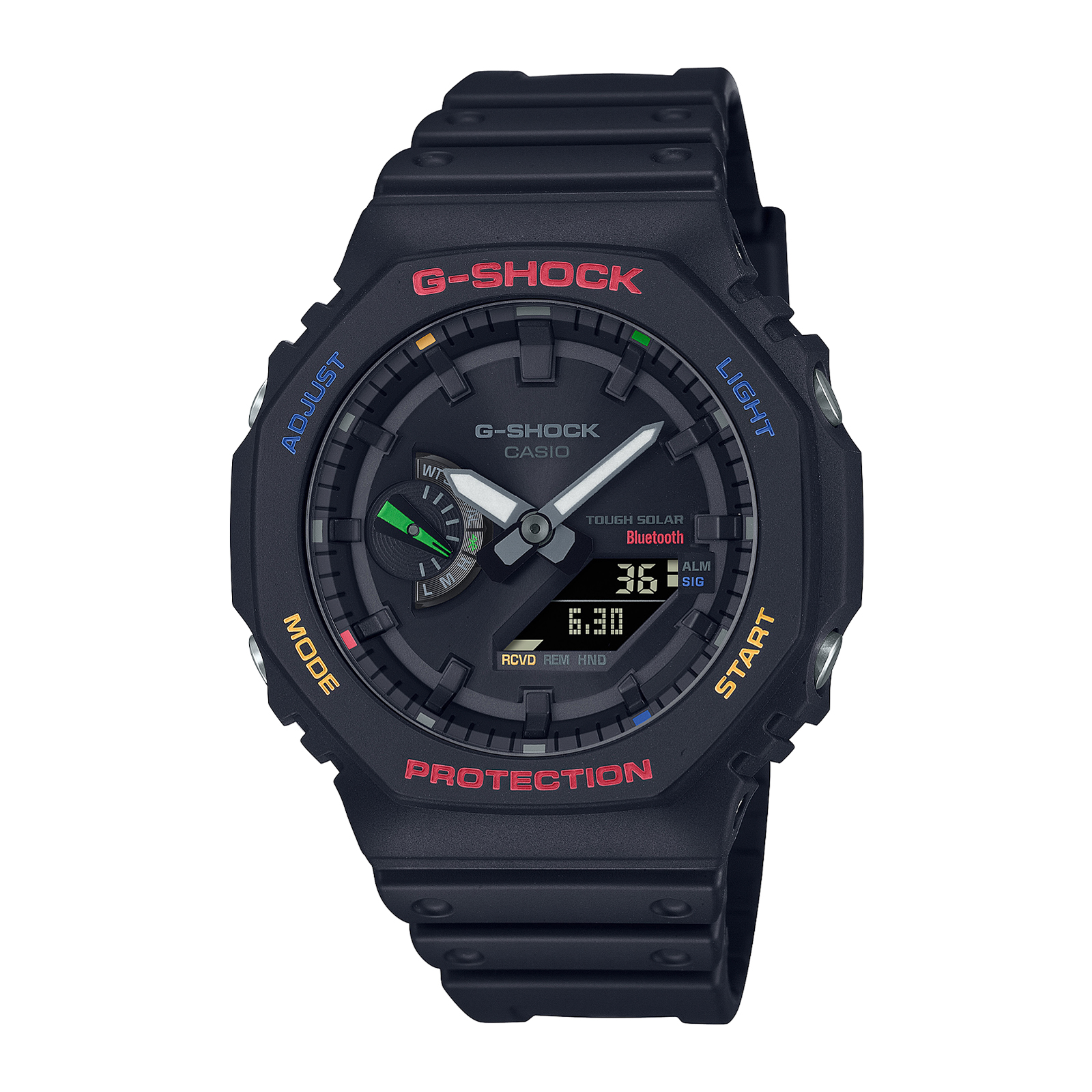 Reloj G-SHOCK GA-B2100FC-1ADR Carbono/Resina Hombre Negro