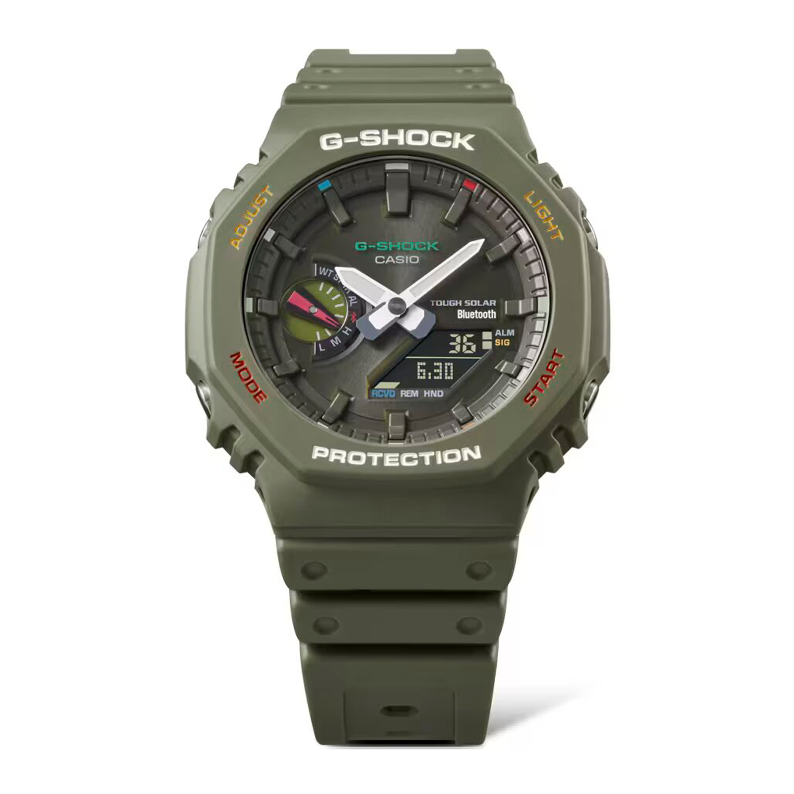 Reloj G-SHOCK GA-B2100FC-3ADR Carbono/Resina Hombre Verde