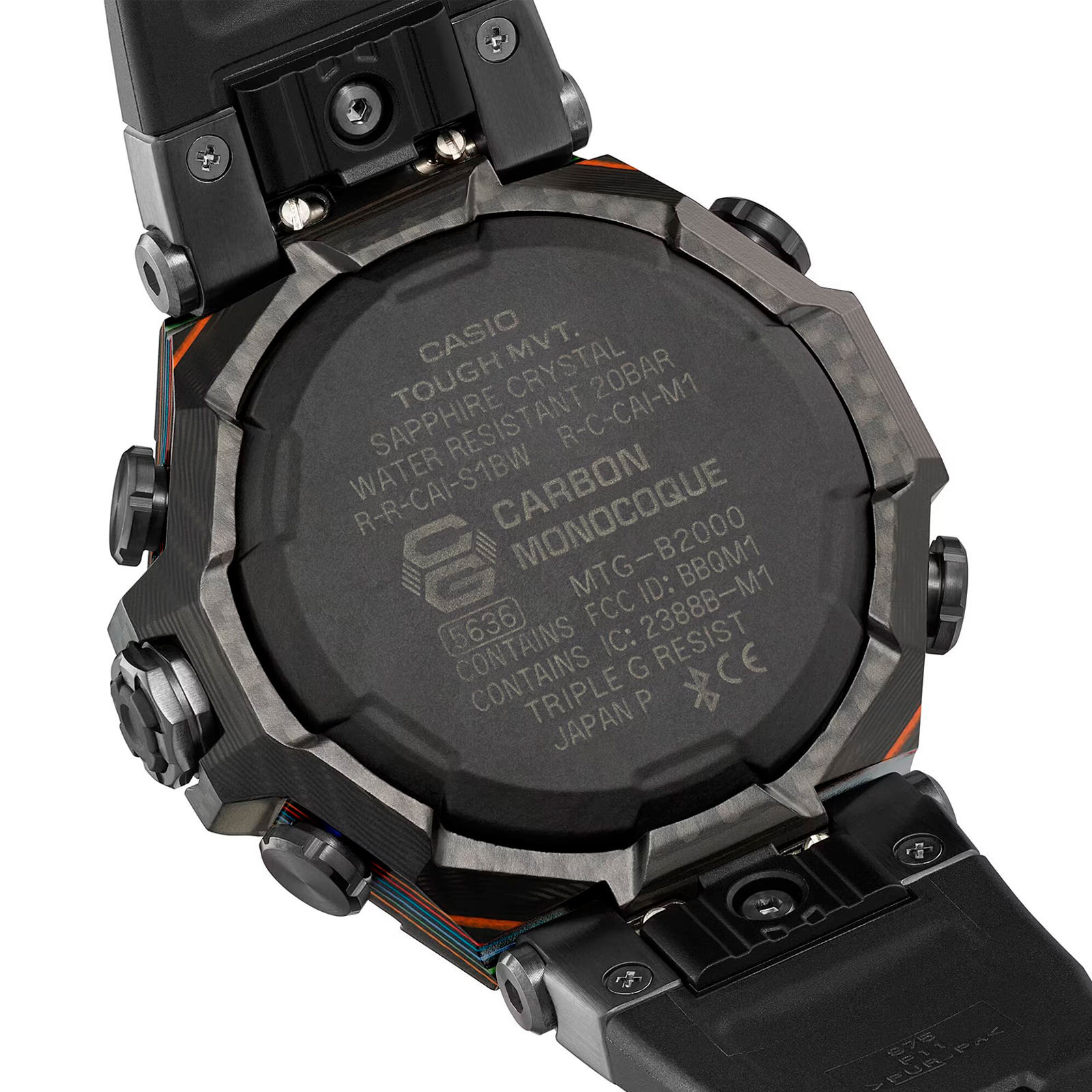 Reloj G-SHOCK MTG-B2000YR-1ADR Carbono/Acero Hombre Negro