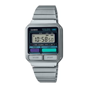 Reloj CASIO A120WE-1ADF Resina/Cromado Unisex Plateado