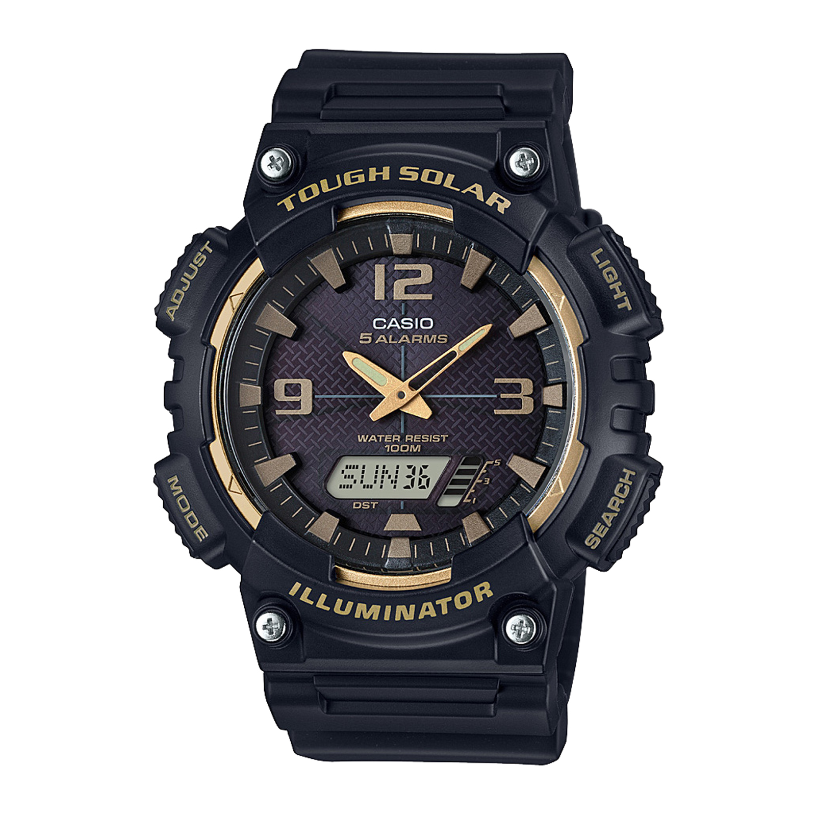 Reloj CASIO AQ-S810W-1A3VDF Resina Juvenil Negro