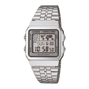 Reloj CASIO A500WA-7DF Resina Unisex Plateado