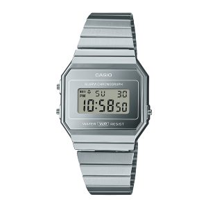 Reloj CASIO A700WEV-7ADF Resina/Cromado Unisex Plateado