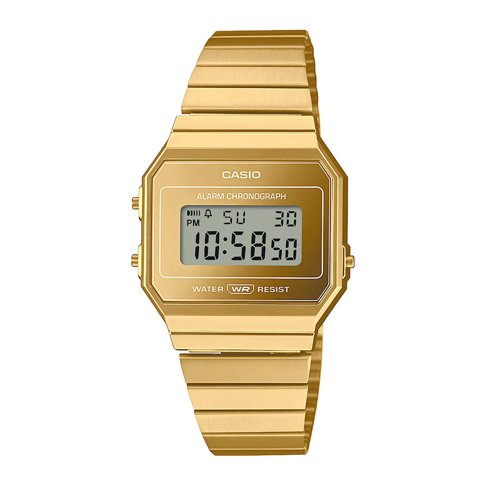 Reloj CASIO A700WEVG-9ADF Resina/Cromado Unisex Dorado