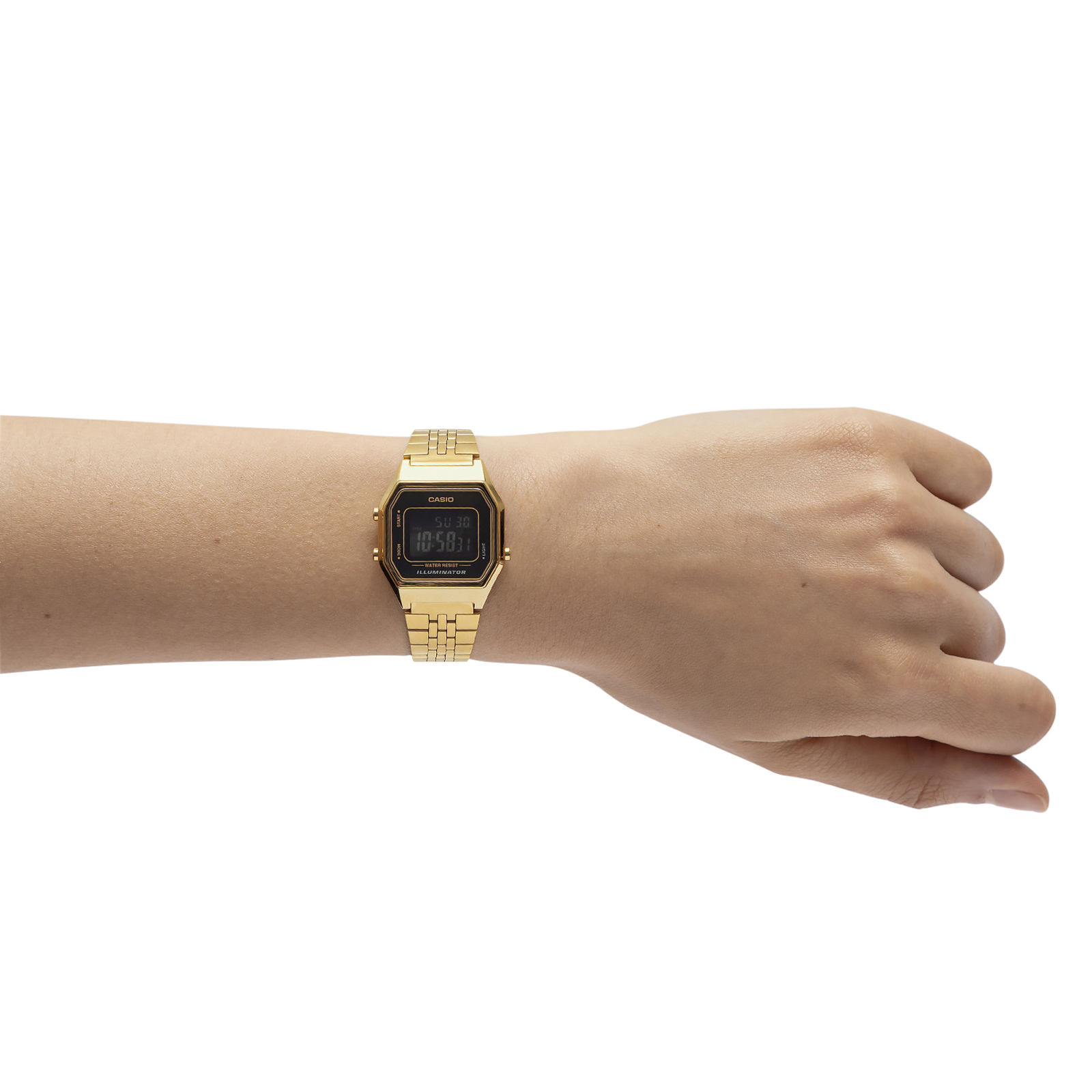 Reloj CASIO LA680WGA-1BDF Resina Mujer Dorado