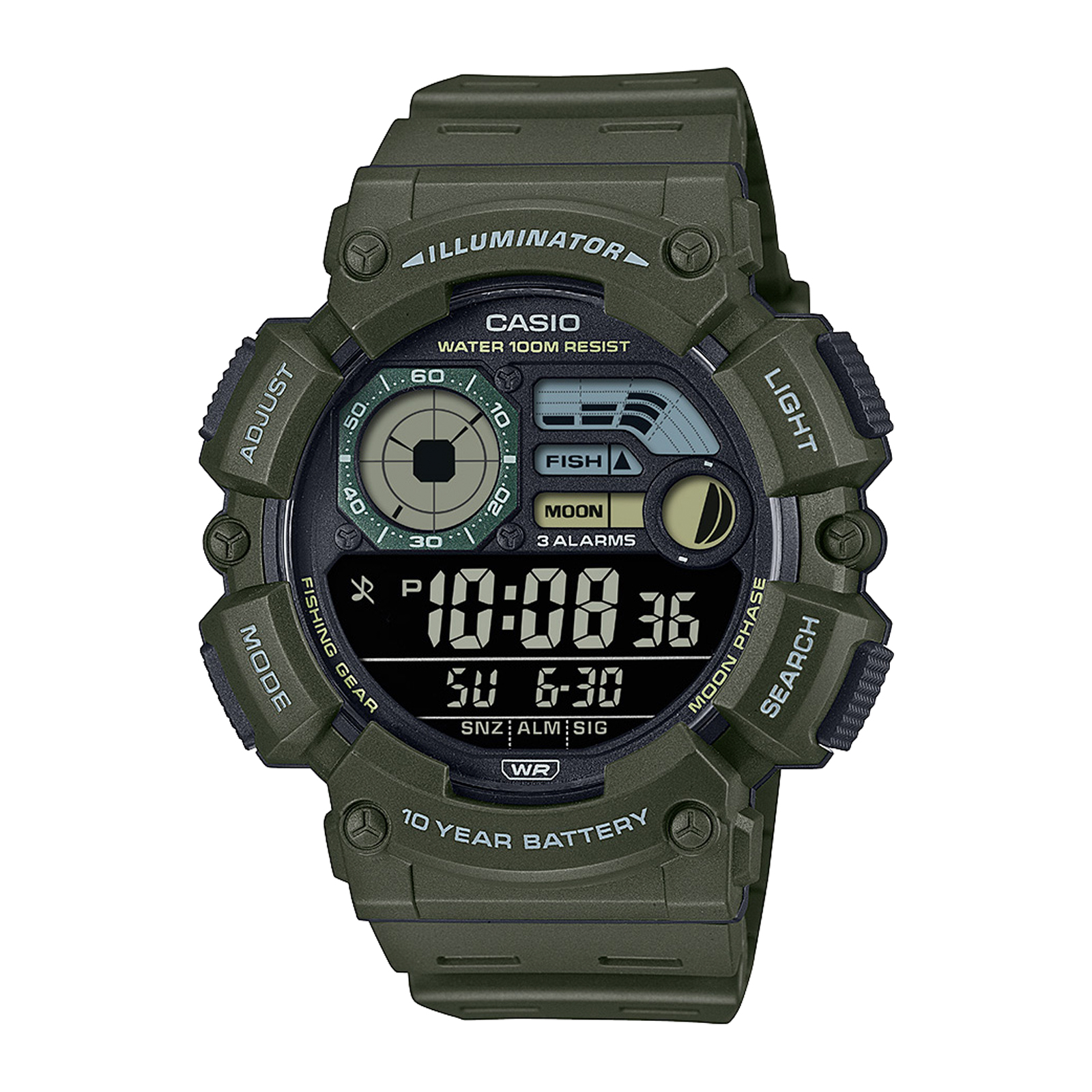 Reloj CASIO WS-1500H-3BVDF Resina Hombre Verde