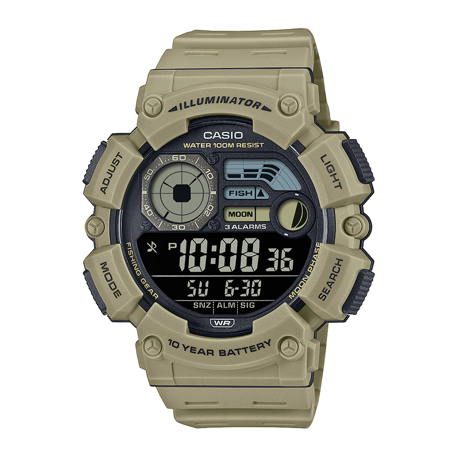 Reloj CASIO WS-1500H-5BVDF Resina Hombre Beige