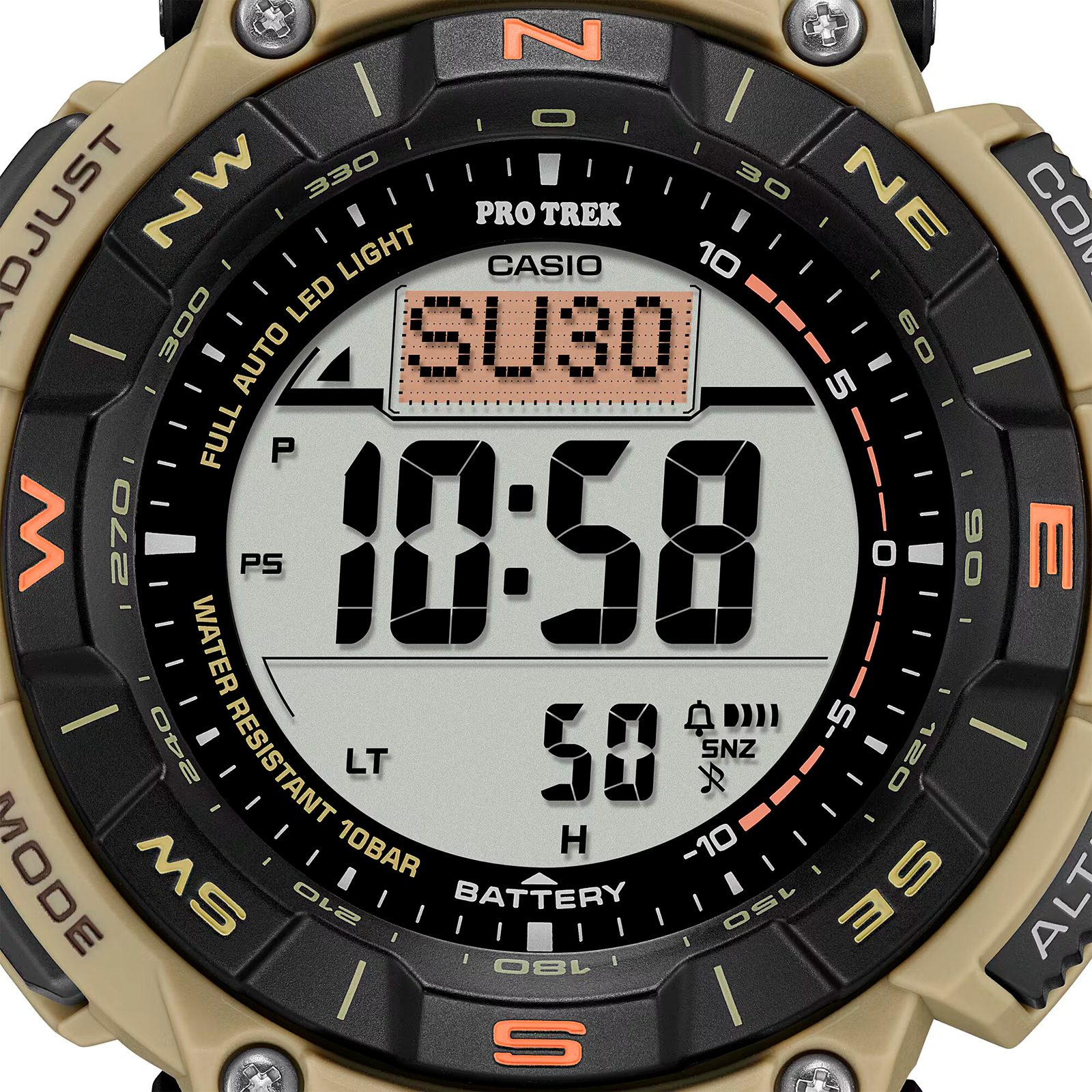 Reloj PROTREK PRG-340SC-5DR Silicona Hombre Marron
