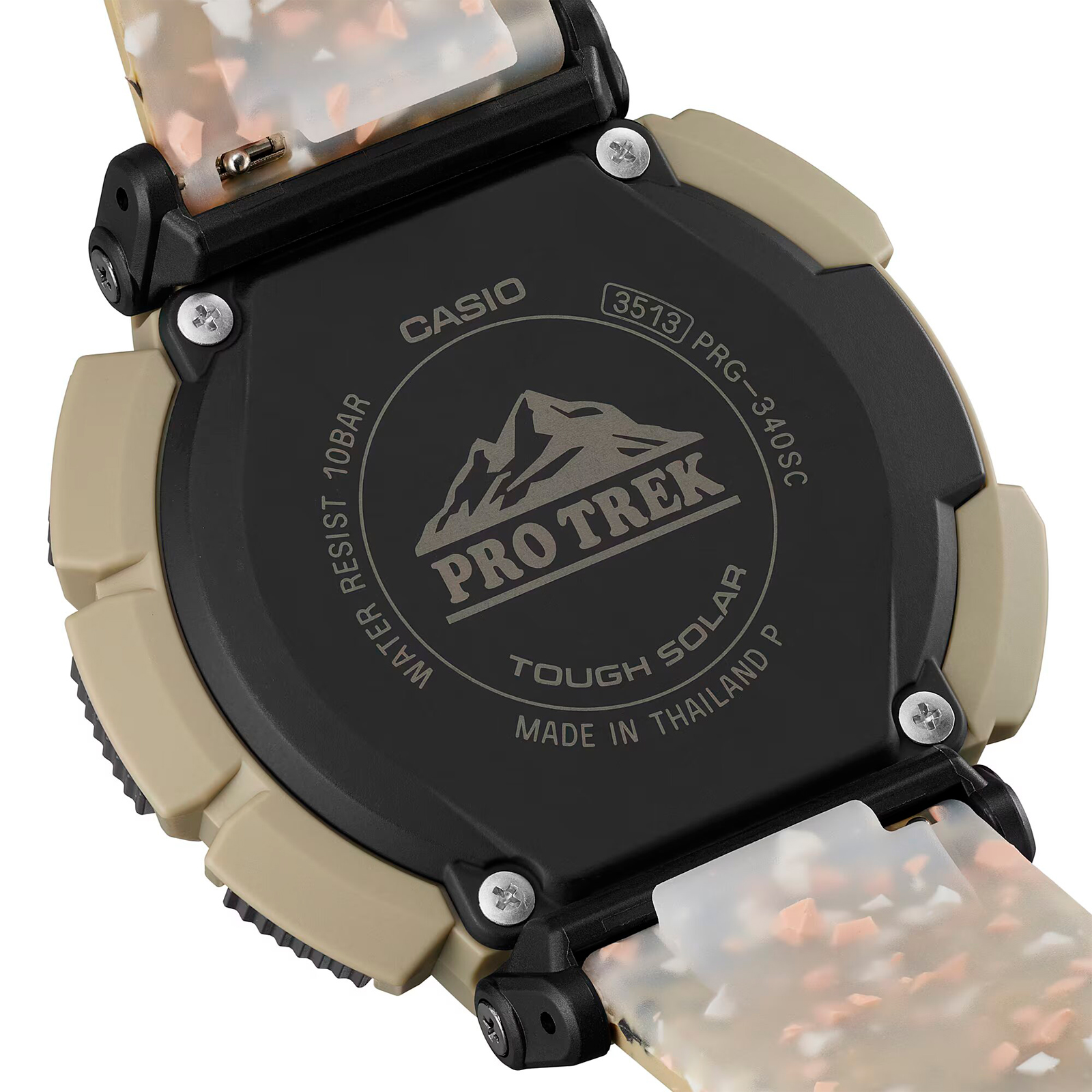 Reloj PROTREK PRG-340SC-5DR Silicona Hombre Marron