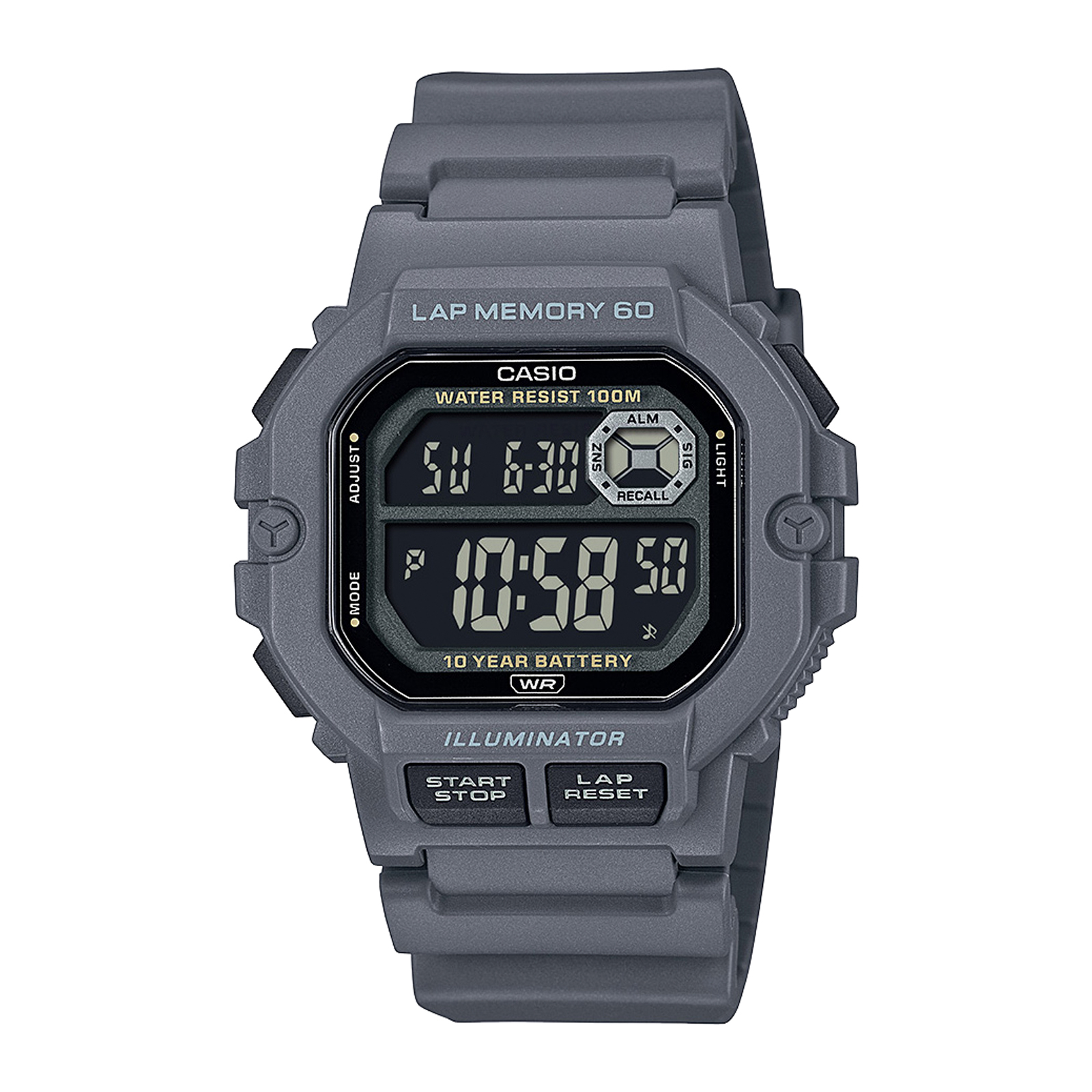 Reloj CASIO WS-1400H-8BVDF Resina Hombre Gris