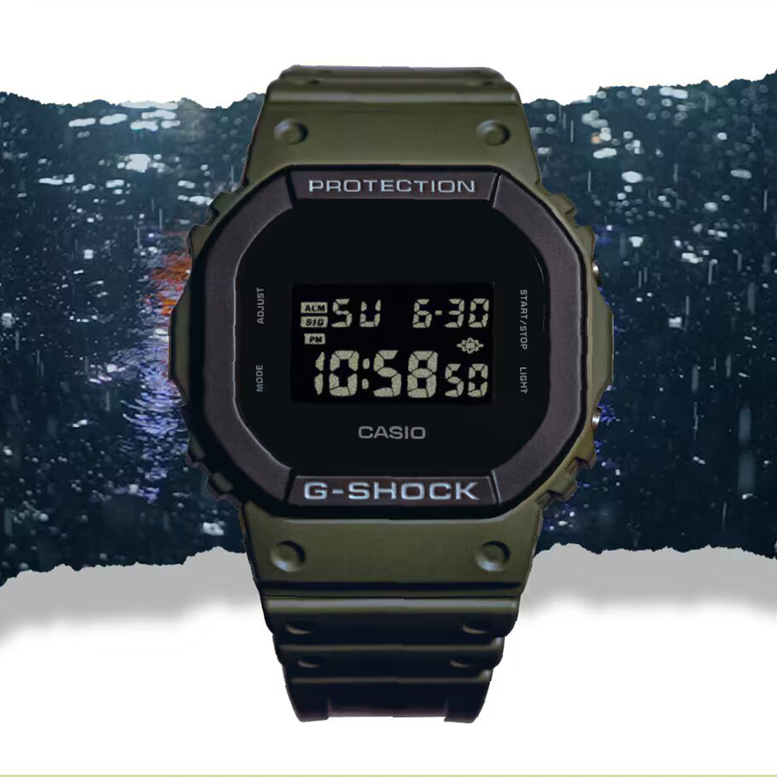 Reloj G-SHOCK DW-5610UU-3DR Resina Hombre verde