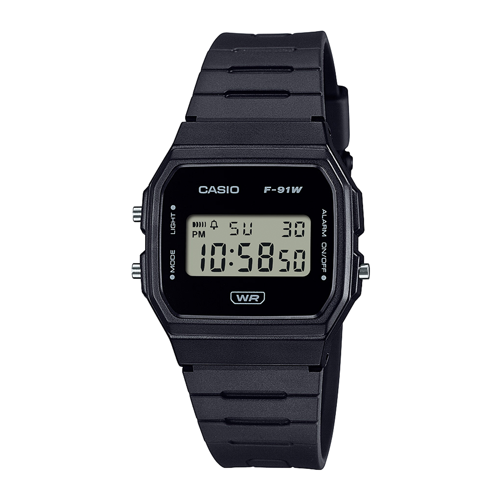 Reloj CASIO F-91WB-1ADF Resina Juvenil Negro