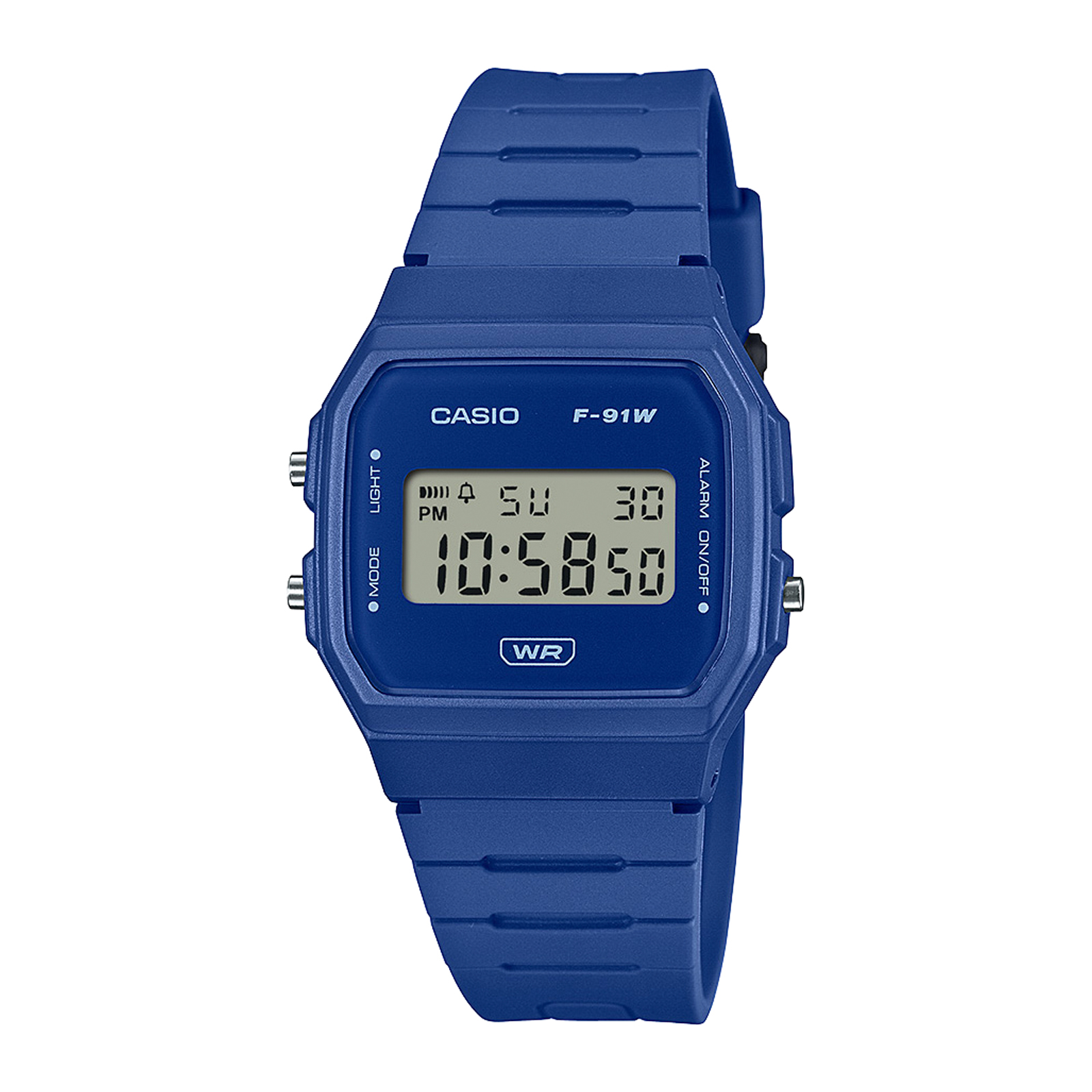 Reloj CASIO F-91WB-2A1DF Resina Juvenil Azul